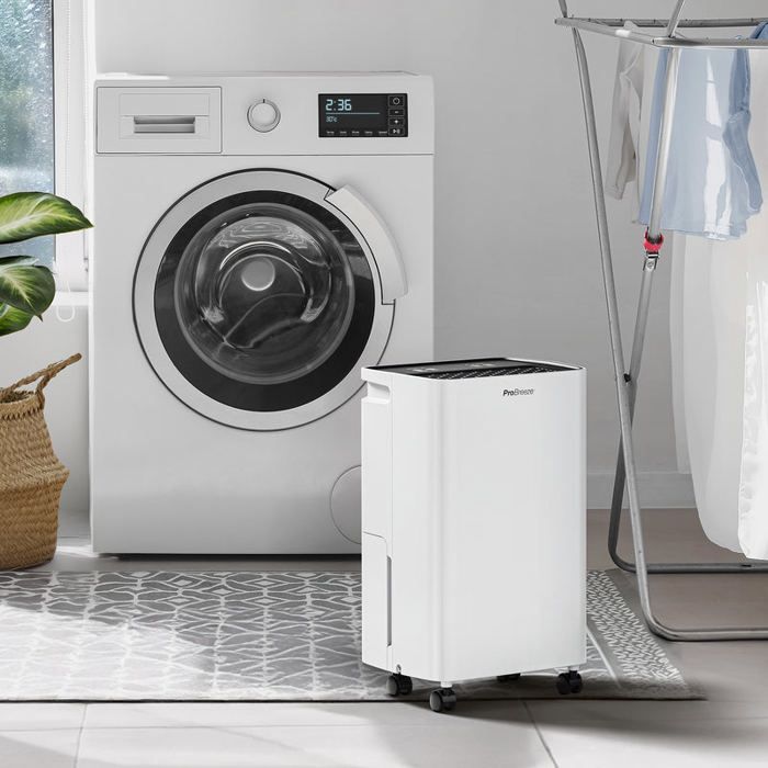 Deshumidificador de aire Pro Breeze - 6 l/día - Potente compresor - Temporizador de 24 horas - Ahorro de energía