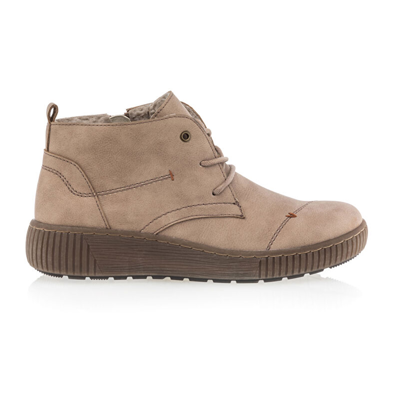 Beige dameslaarzen / enkellaarzen