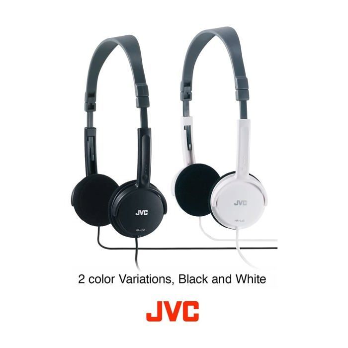 Auriculares - JVC - HA-L50-BE - Ligeros - Plegables - Conector de 3,5 mm