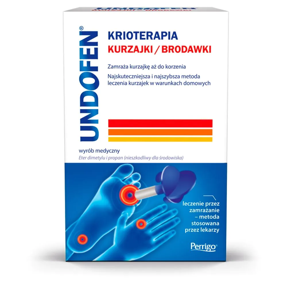 Undofen Krioterapia, Usuwanie brodawek i kurzajek