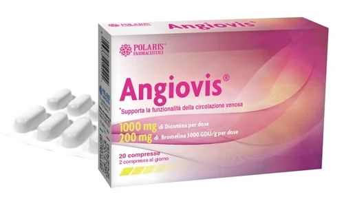 POLARIS Angiovis voedingssupplement voor bloedsomloop en veneuze tonus, 20 tabletten