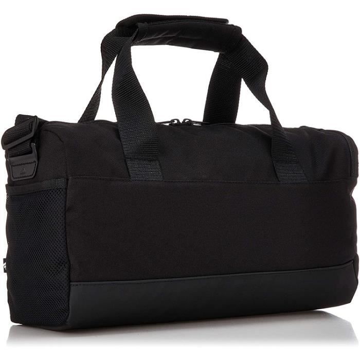 Sports bag - ADIDAS - LINEAR DUF XS UNIQUE - Black - 100% Recycled Polyester - Side mesh pocket