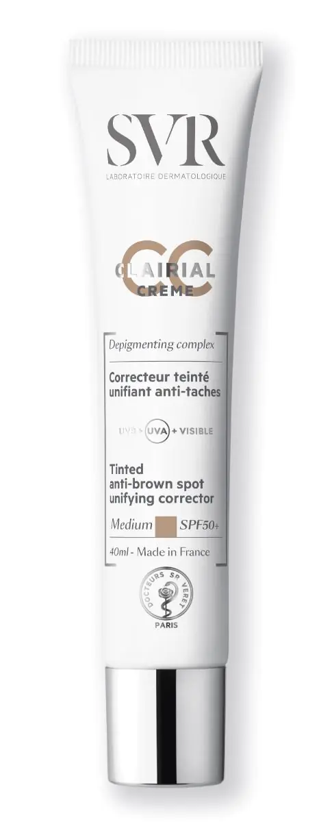 SVR Clairial Krem CC wyrównujący koloryt skóry SPF50+ Medium