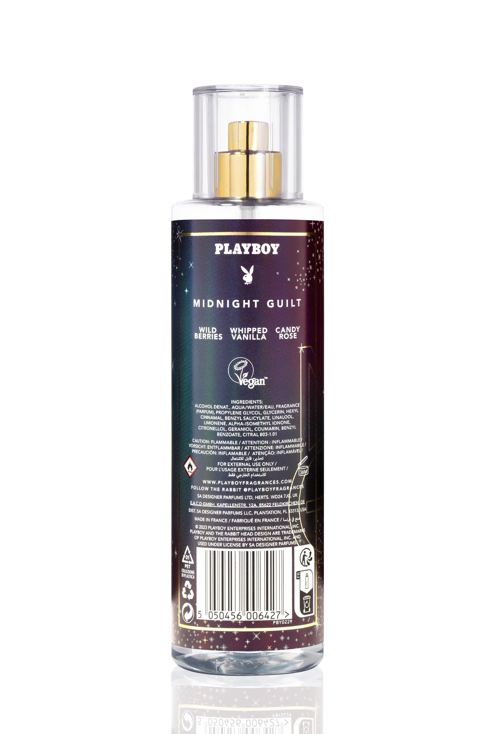 Мист за тело са мирисом кривице у поноћи колонска вода за жене