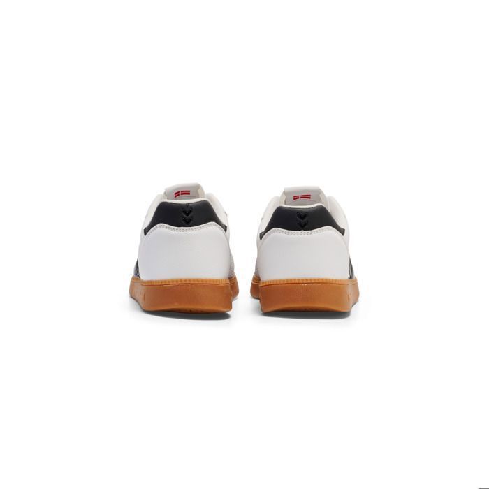 Hummel Perfekt CL witte zaalhandbalschoenen - bovenwerk van microvezel, zool van TPR