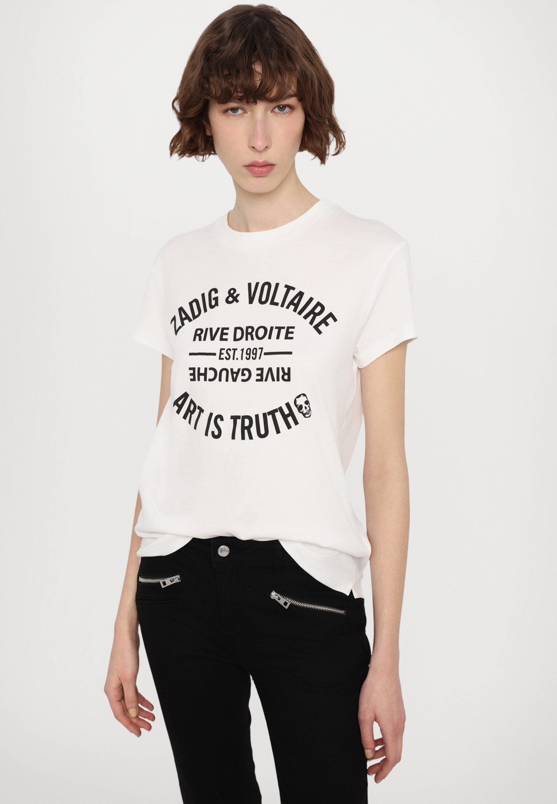 Zadig & Voltaire WALK ICO BLASON ECO - T-shirt met print - wit