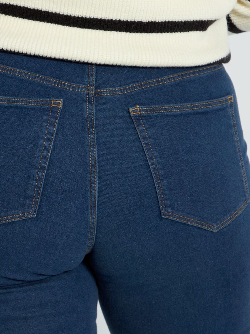Pantalones vaqueros ajustados elásticos - 30L - AZUL