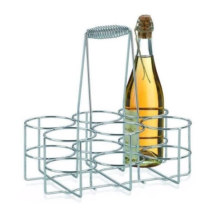 Botellero Loop - 31x21x31 cm - cromado