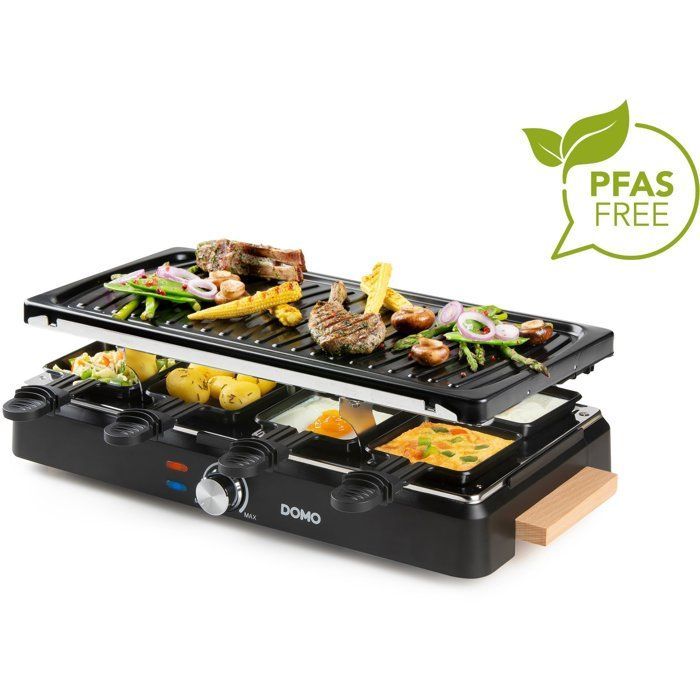 Appareil à raclette - DOMO - DO9294G - 8 personnes - Gril - 1400 W