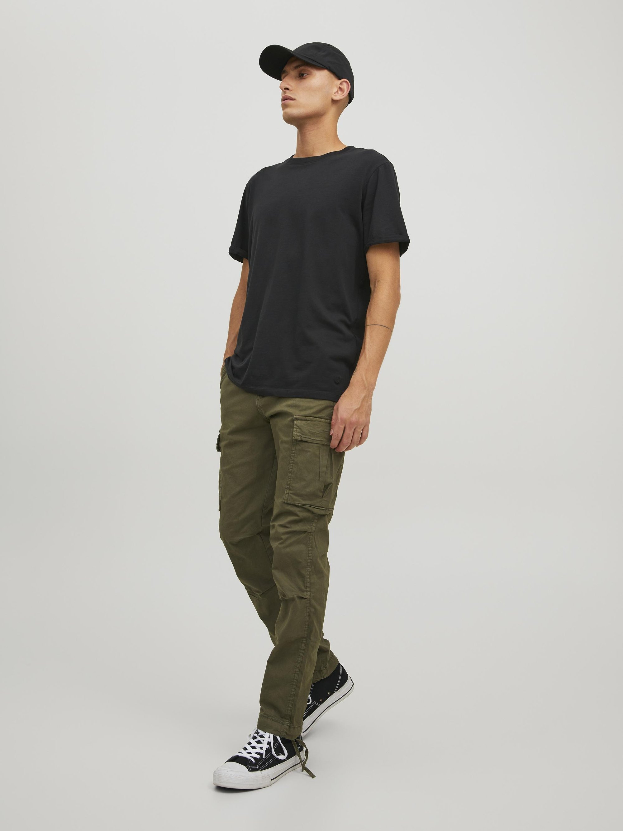 Pantalon cargo Jack & Jones JPSTACE JJTUCKER AMA - Olive Night