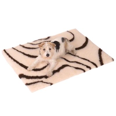 Pătură pentru animale de companie Vetbed® Isobed SL Wave - Crem / Maro