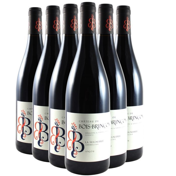 Château de Bois-Brinçon Anjou La Seigneurie 2021 - Rode wijn uit de Loire-vallei (6x75cl) Bio