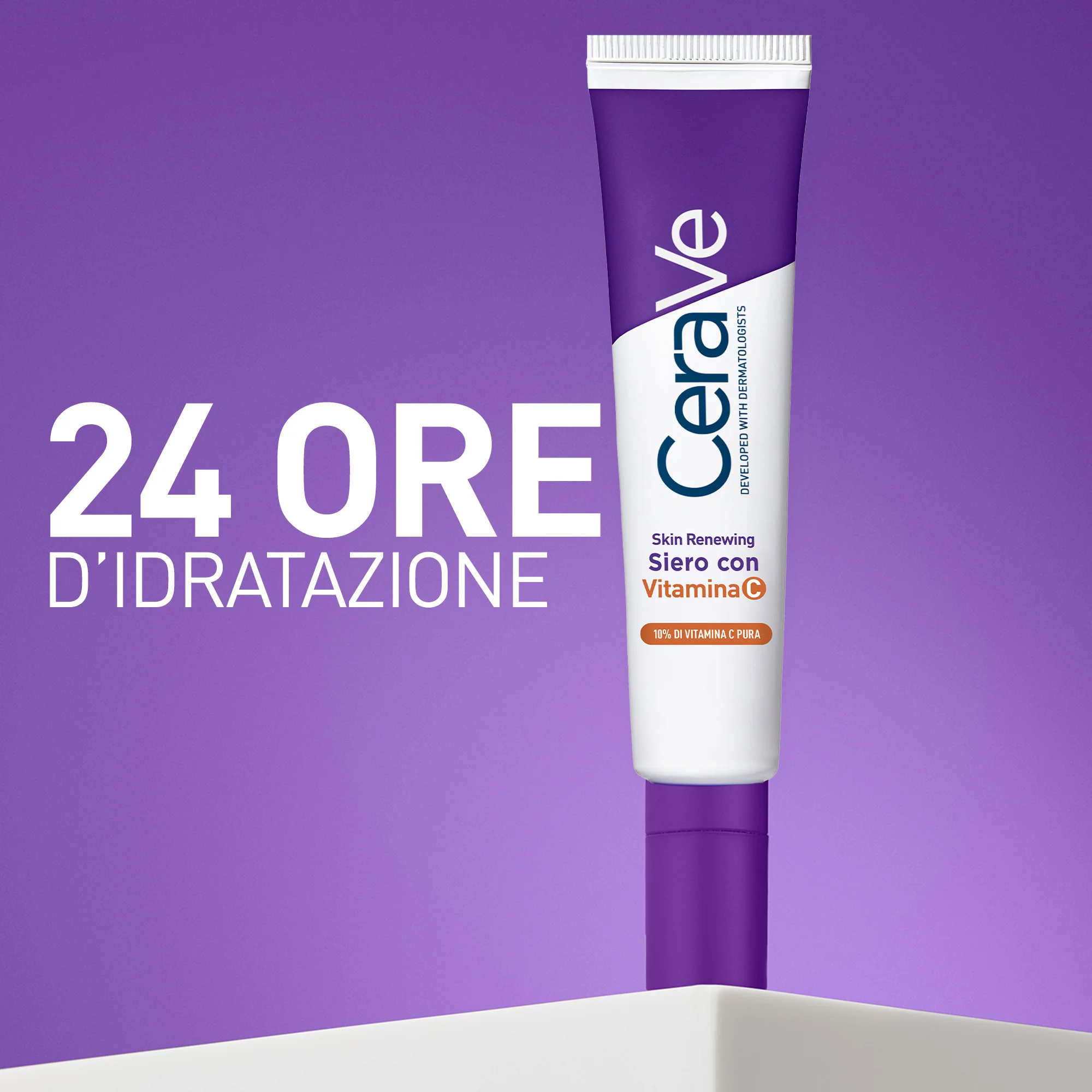 Anti-età Skin Renewing Siero Vitamina C - Siero viso illuminante, Siero viso primi segni, Trattamento Rigenerante