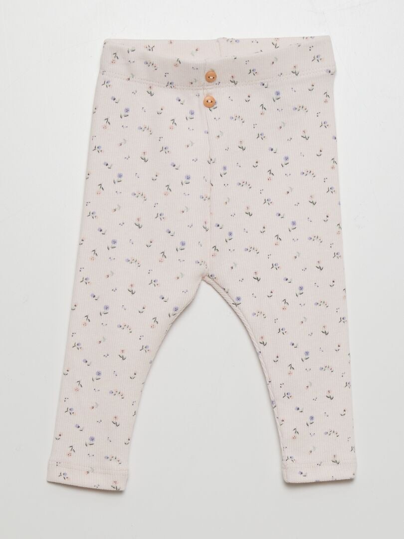 Lange legging met print - ROZE