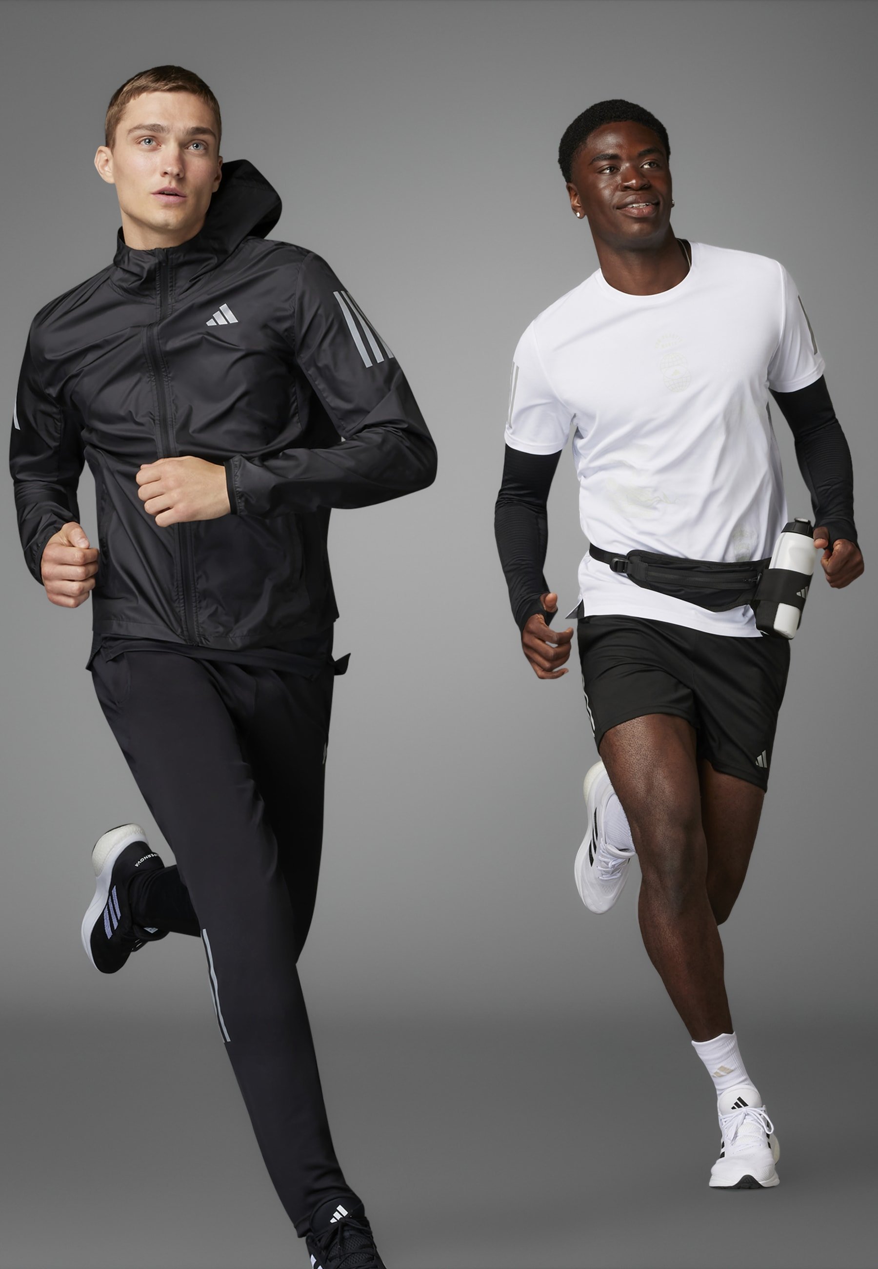 adidas Performance OWN THE RUN ASTRO SEAMLESS KNIT - Bas de survêtement - Noir