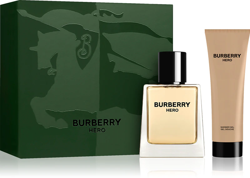 Burberry Hero Parfum Set, een cadeauset voor mannen.