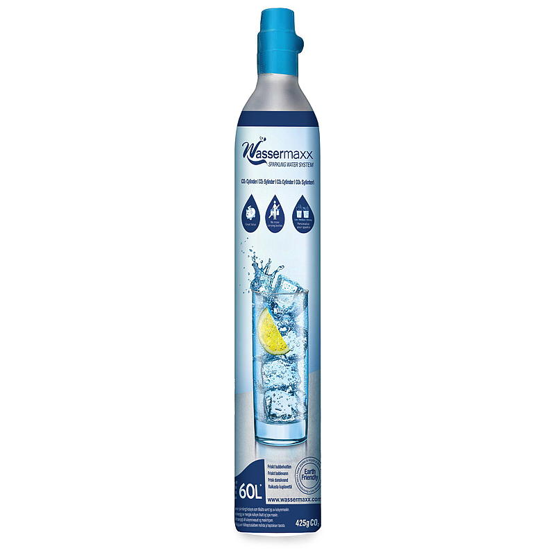 Kolsyrat vattenflaska Wassermaxx 60 liter