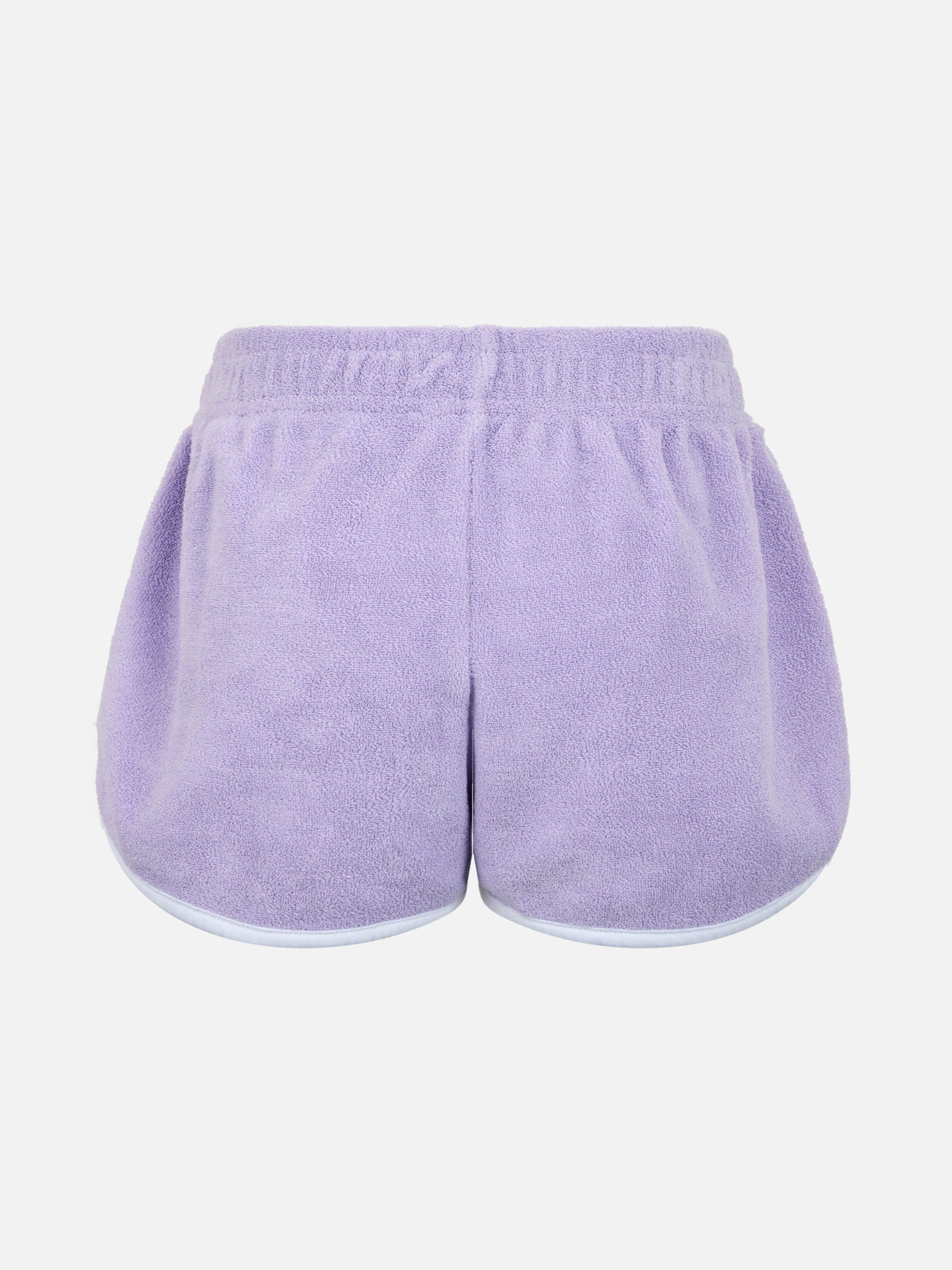 Pantaloncini pull up da bambina in spugna lilla Curly