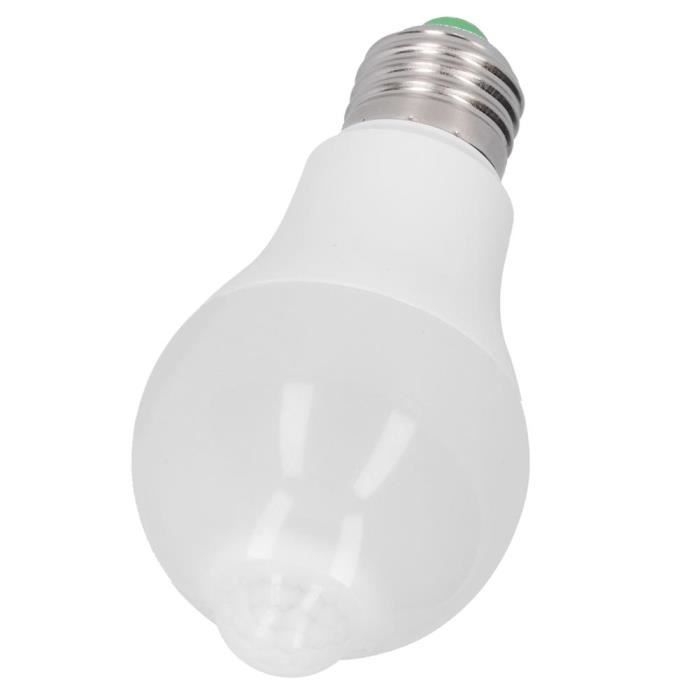Bombilla LED con sensor de movimiento E27, bombilla con sensor de movimiento PIR para pasillo, dormitorio, escalera, corredor, 85-265V