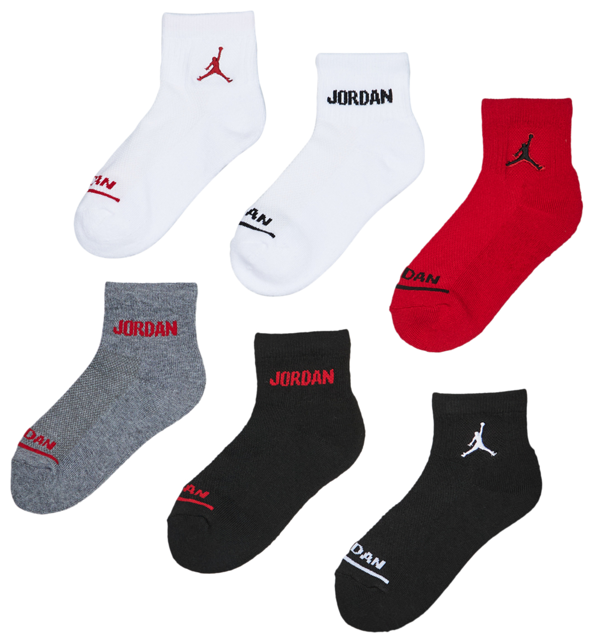 Jordan lasten nilkkakengät, 6-pakkaus