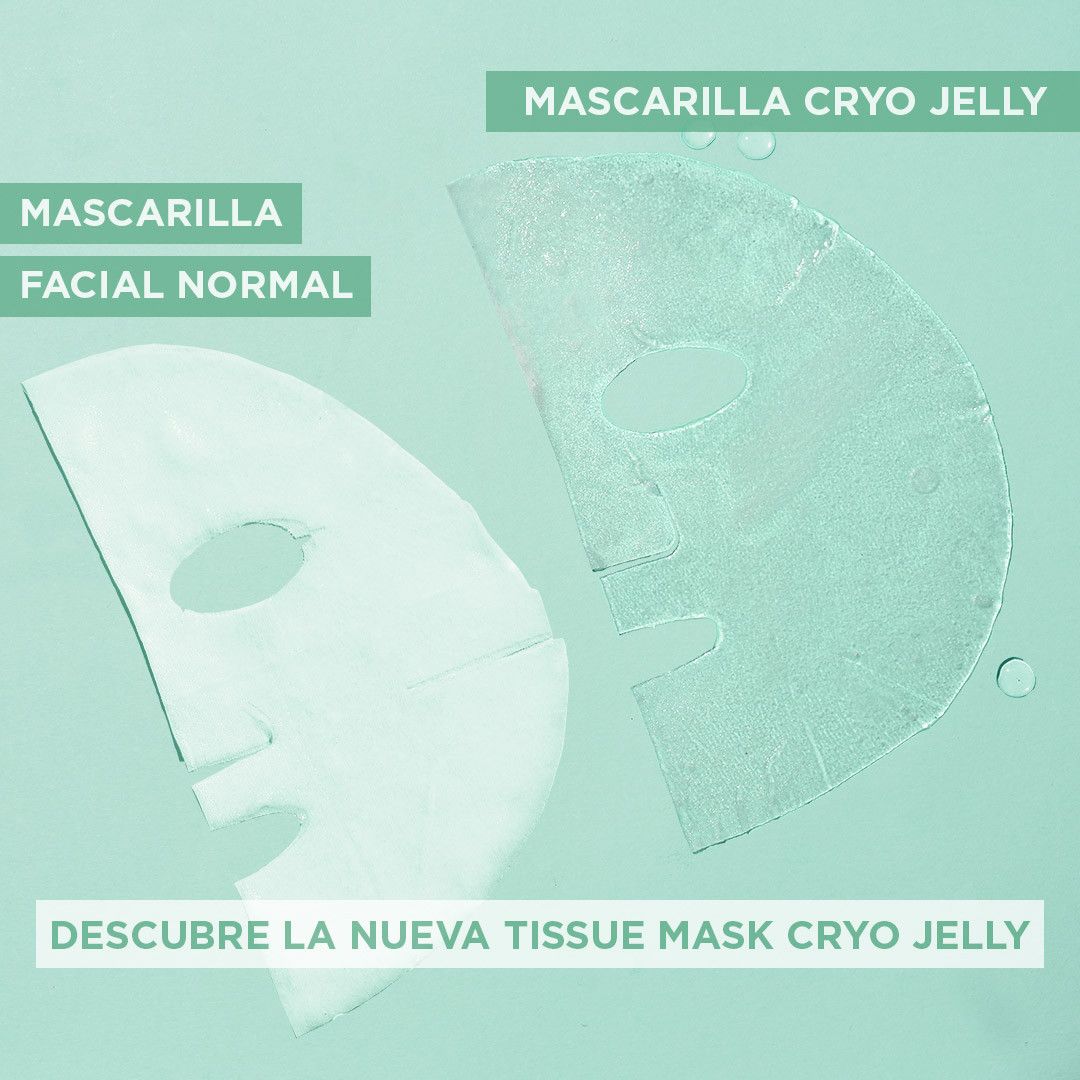 „Skin Active Cryo Jelly“ veido kaukė nuo nuovargio