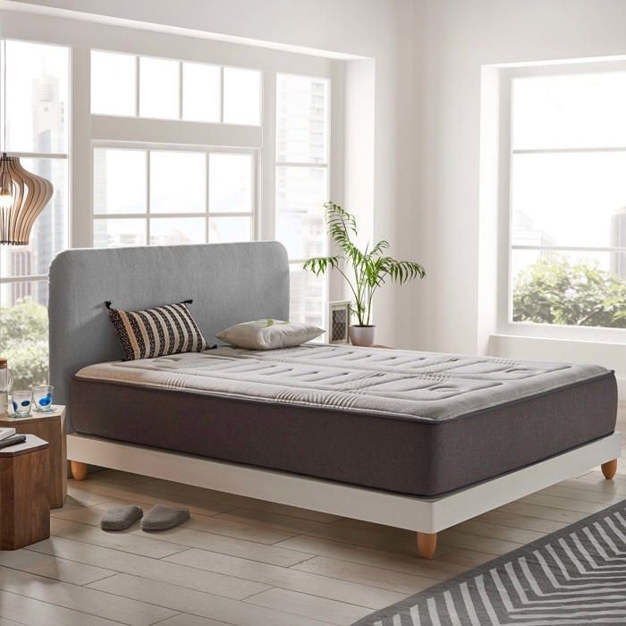 Matelas JUPITER 180x200 cm - COSMOS - Mousse HR,Mousse à Mémoire de Forme,Accueil Blue Latex - Maxi Épaisseur 30 Cm - Réversible