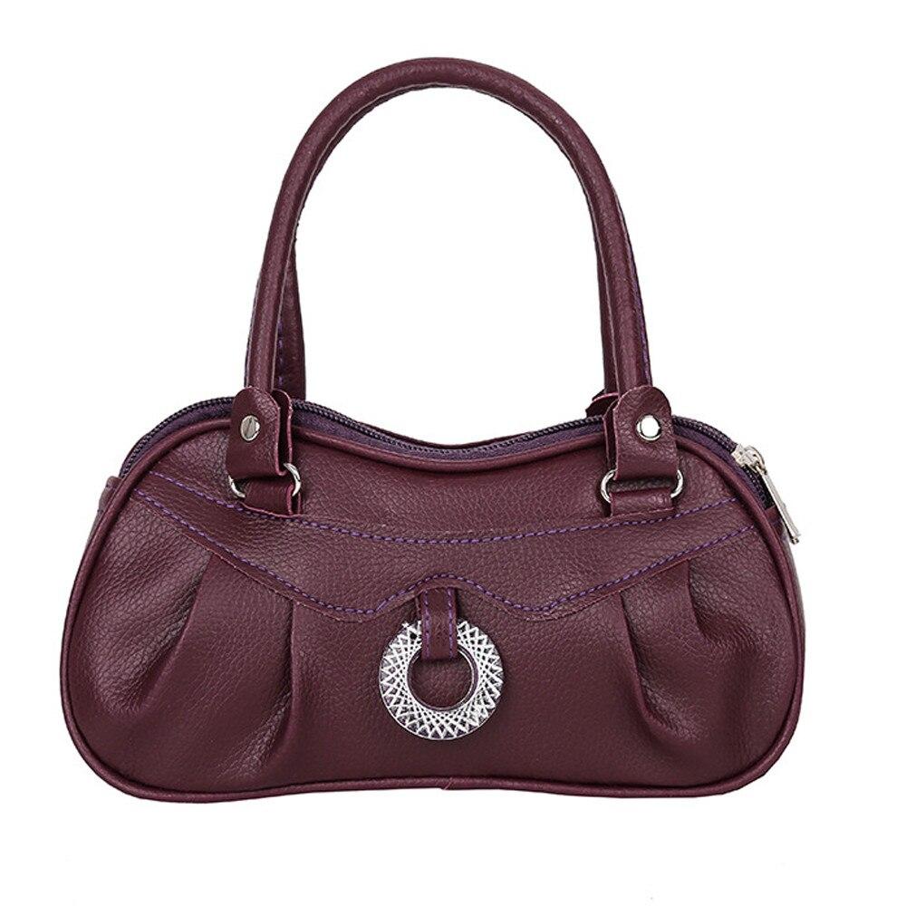 Borse in stile retrò per DONNE Borsa a mano alla moda tinta unita Borsa a tracolla Borse da negozio Tote Borsa a mano da donna Bolsas Feminina