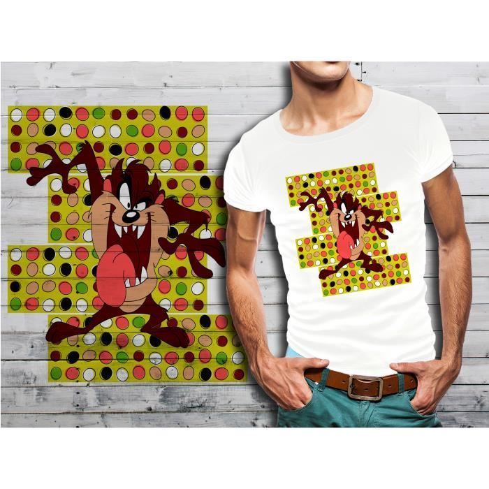 Men's white T-shirt - Vintage Cartoons Collection 13 - Taz the Tasmanian Devil