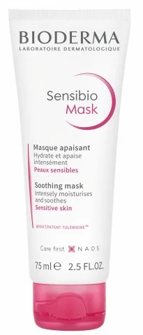 BIODERMA Bioderma Sensibio Maske – Beruhigende Feuchtigkeitspflege für empfindliche und gereizte Haut, 75 ml