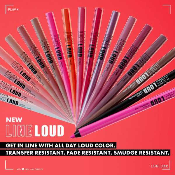 Nyx Professional Makeup Line Loud Lip Liner Total Baller