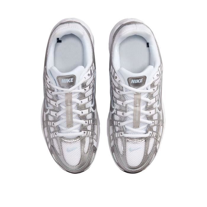 Zapatillas infantiles - NIKE - P-6000 (Bg) HV5064-101 - Blancas - Con cordones - Parte superior sintética
