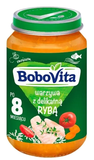 Bobovita Obiad Warzywa z delikatną rybą po 8 m-cu