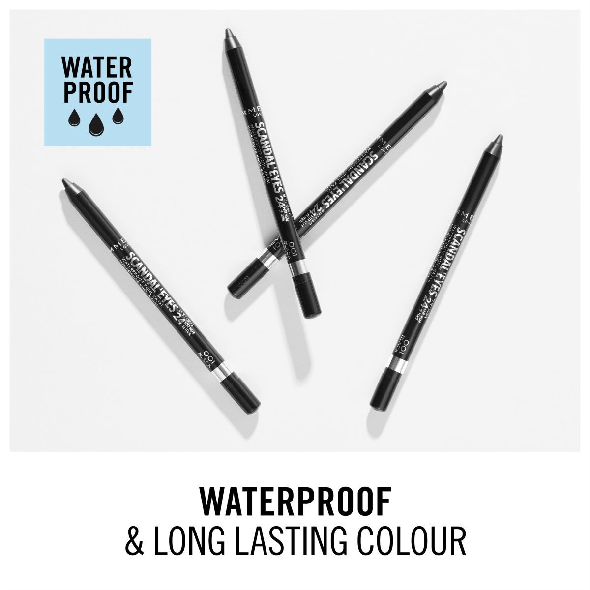Crayon pour les yeux Rimmel 1,2 g Scandal'eyes