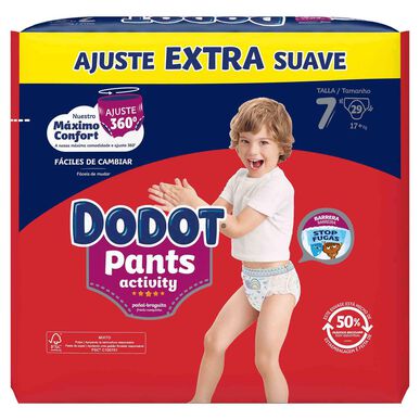 Dodot vauvan aktiviteettihousut vaippahousut 17 kg koko 7 29 kpl 29 kpl