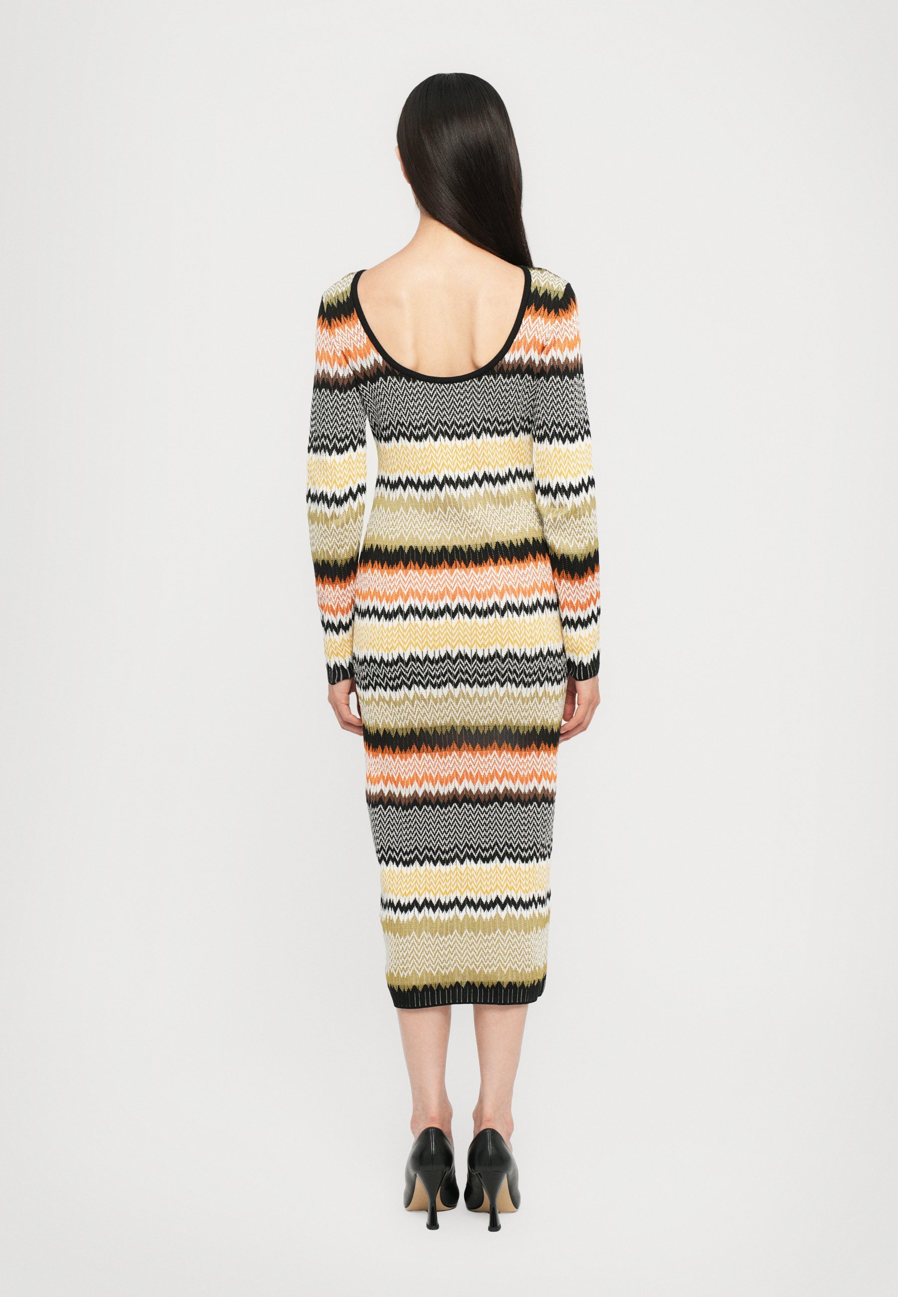 Missoni LANGES KLEID - Strickkleid - mehrfarbig