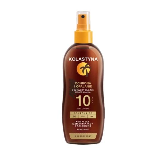 Kolastyna Odżywczy olejek do opalania SPF10 150ml
