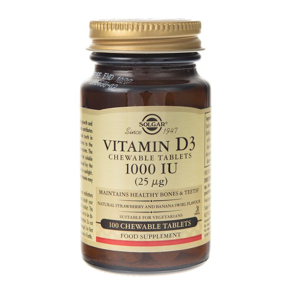 Solgar vitamin D3 1000 IU