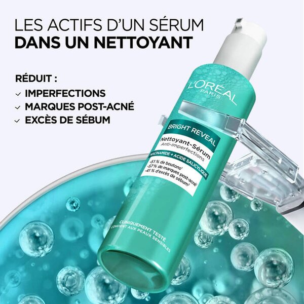 Demachiant facial L'Oréal Paris Bright Reveal<br>150ml