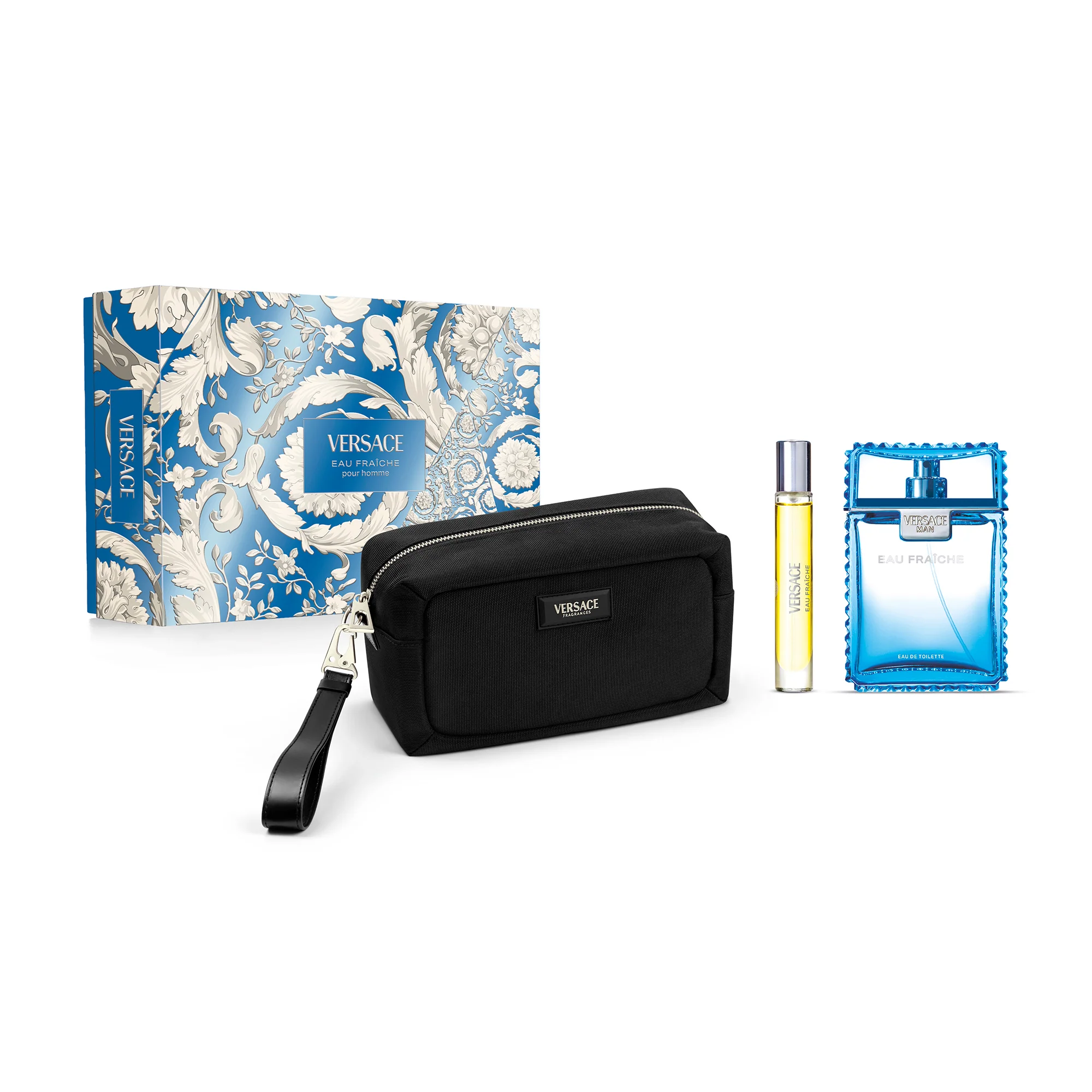Versace Men Eau Fraiche Cofanetto Regalo Eau Fraiche - Cofanetto Profumo Uomo, Eau de Toilette