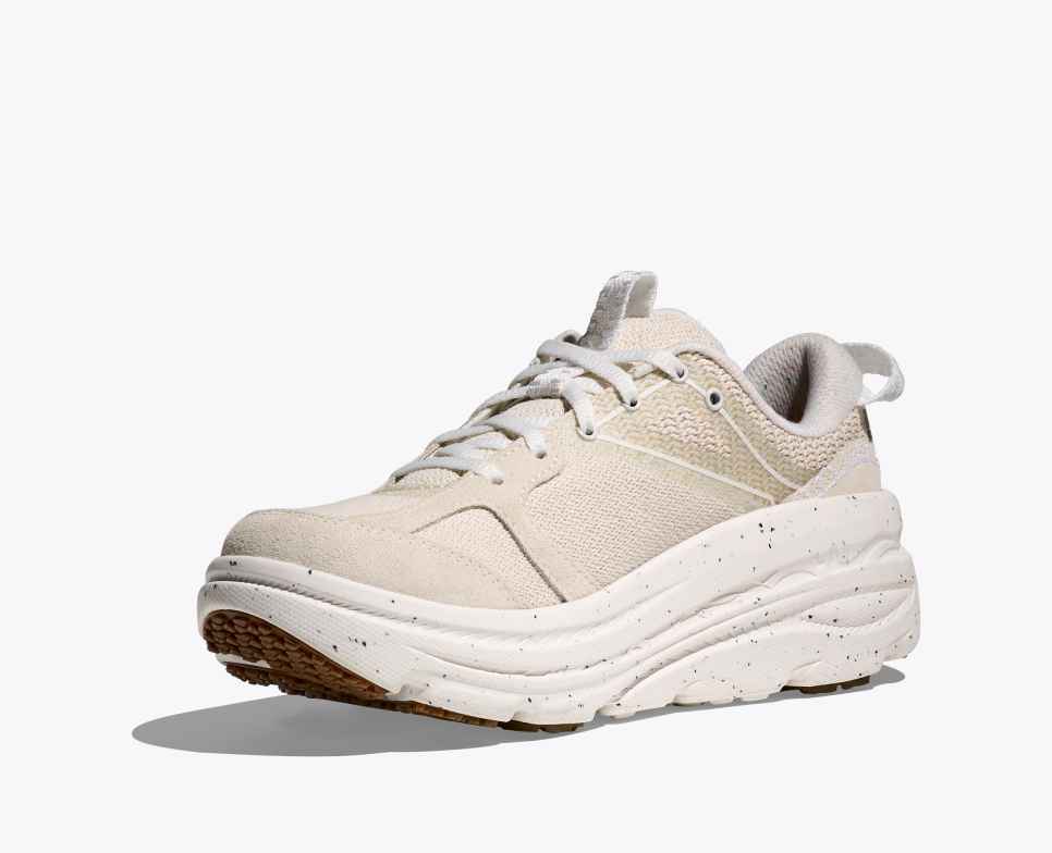 HOKA Vibrant Bloom Bondi B3LS Frost / Pepper