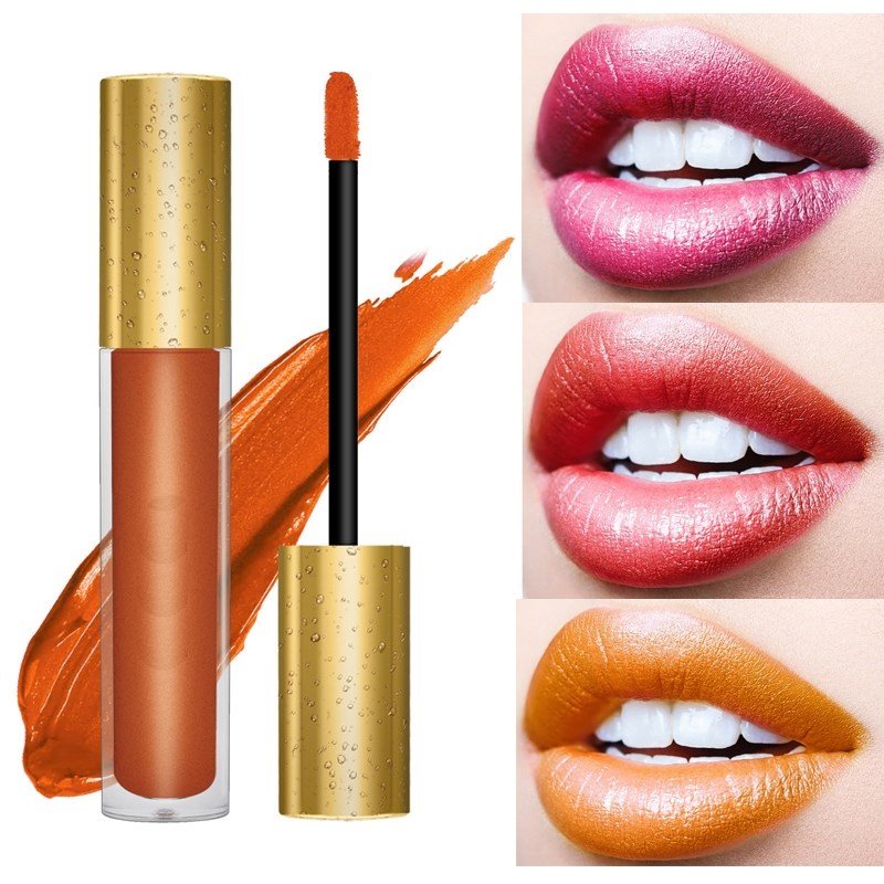 Rouges à lèvres mats velours, 16 couleurs, waterproof, hydratants, métallisés, longue tenue, sans effet collant, maquillage cosmétique