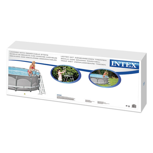  Échelle de sécurité Intex pour piscines hors sol, hauteur 91-107 cm