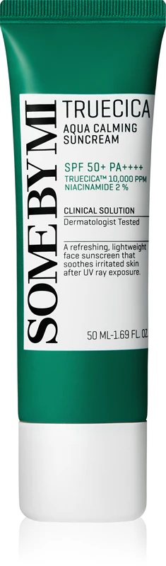 Some By Mi Truecica Aqua умирујућа крема за сунчање SPF 50+