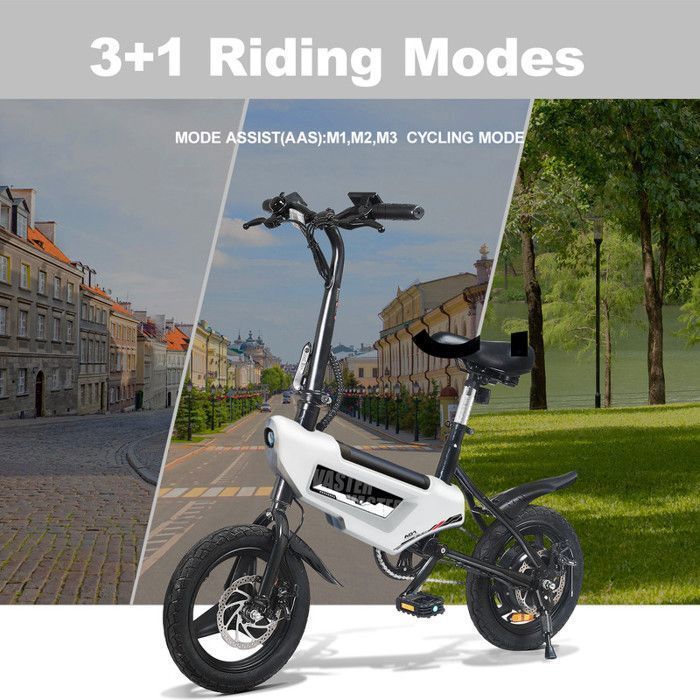 AVDLEU - Vélo Electrique Pliable - Roues 14