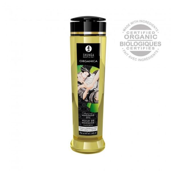Huile de massage naturelle Shunga Bio