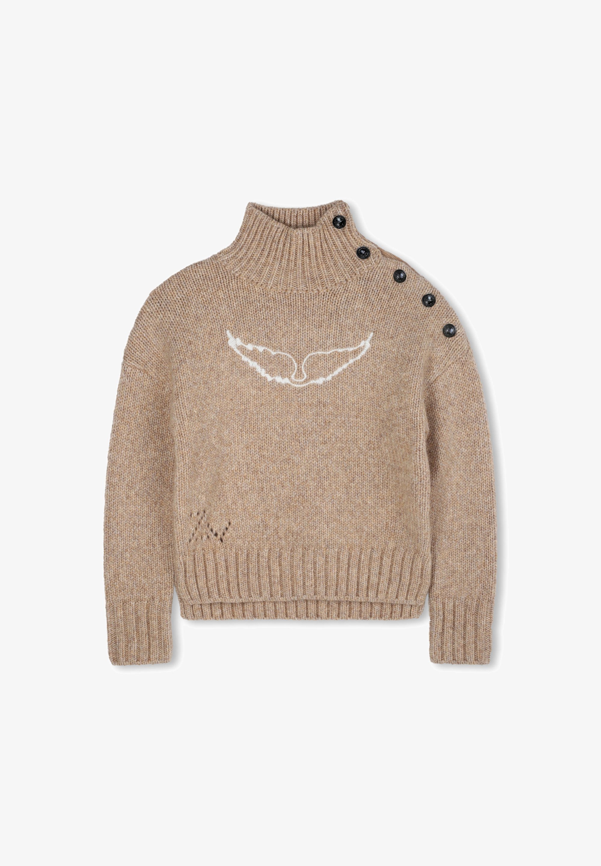 Zadig & Voltaire POLO NECK - Trui - chinabraun