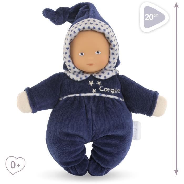Babidoux dekbed - Corolle - Starry Night Marine - Bel - Vanillegeur - Naamlabel