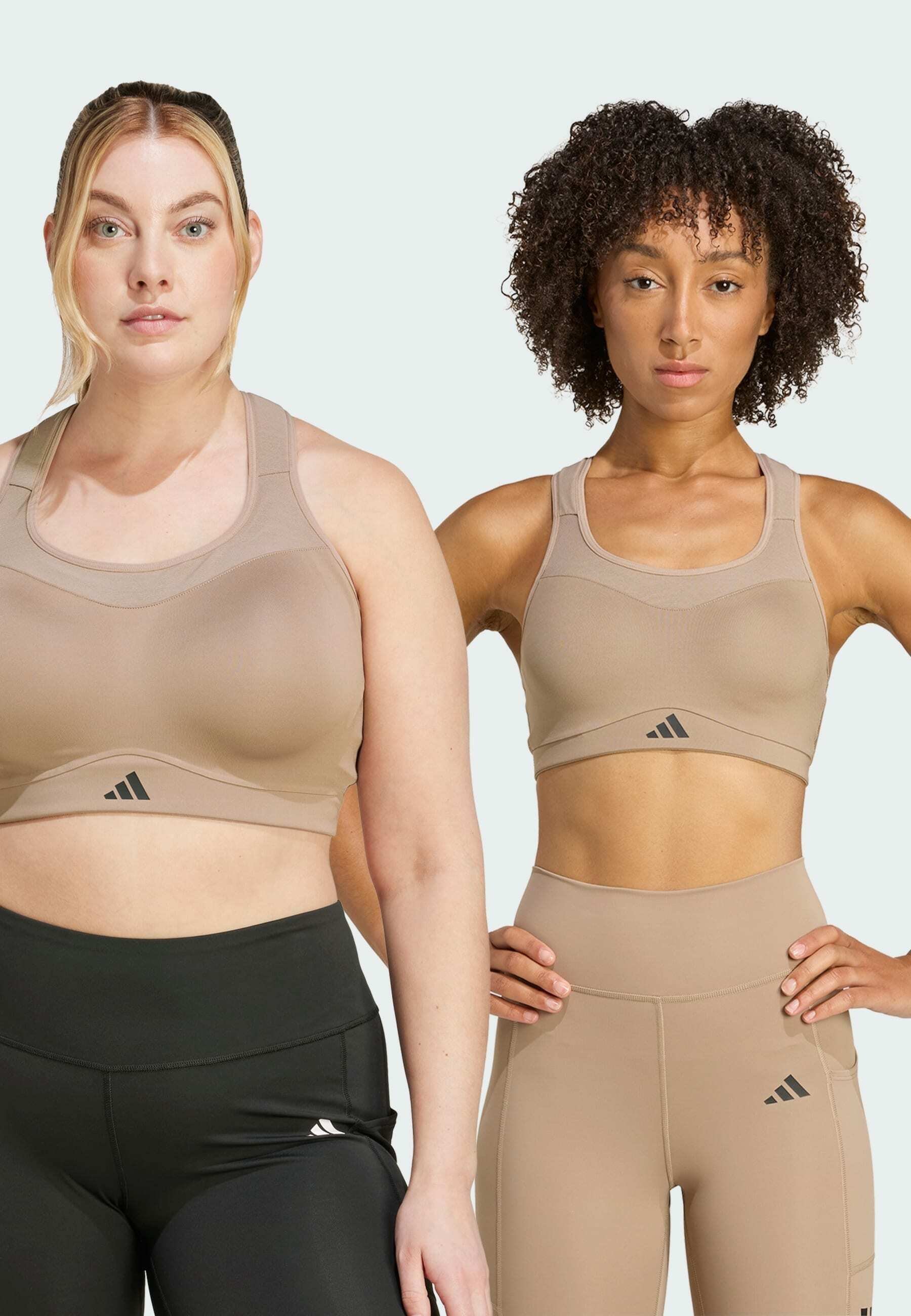 adidas Performance BRA - Sportbeha met hoge ondersteuning - krijtbruin