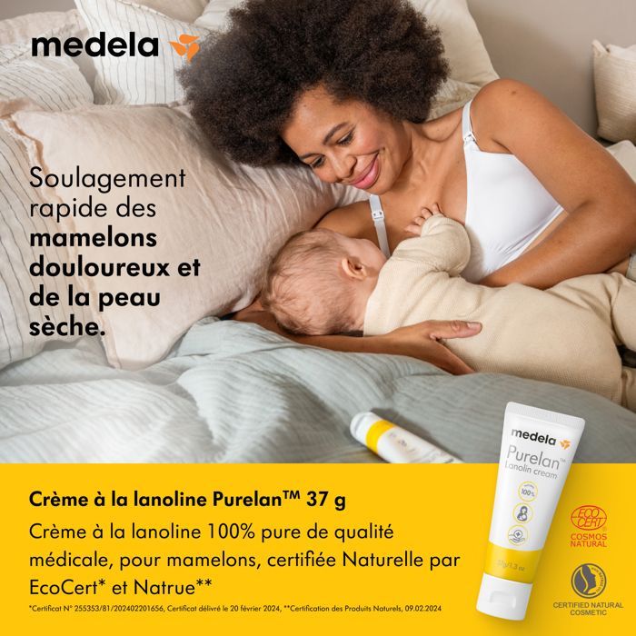 MEDELA - Crème d'allaitement à la lanoline PureLan™ 37g - Soulage et hydrate