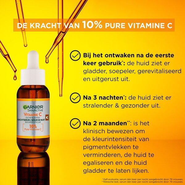 Garnier SkinActive Sérum Noturno Anti-Pigmentação com 10% de Vitamina C Pura<br>30ml